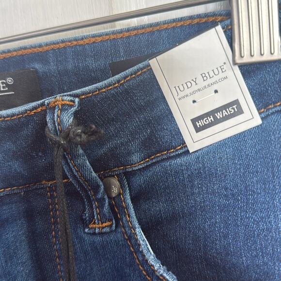 Judy Blue High Waist Cool Denim Control Top Flare New with Tag W1050 Sz 1/25 - Picture 4 of 10